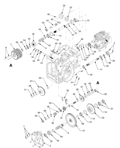 Pto Drive 2006 And Before Diagram and Parts List for 6284 54AD64H710-54AT64H710-54BD64H710-54BT64H710 Cub Cadet Lawn Tractor